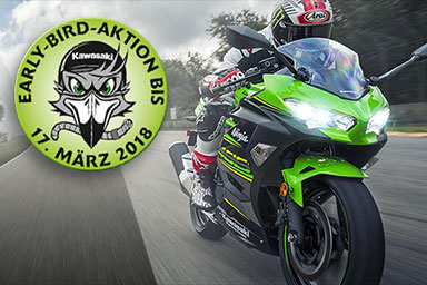 Alex Bikeshop - Kawasaki Early Bird Aktion 2018