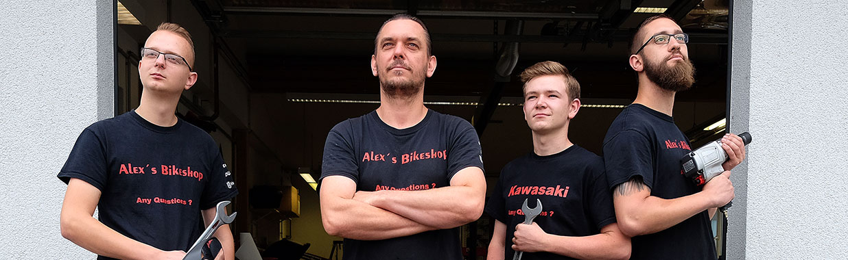 Alex Bikeshop - Werkstattteam