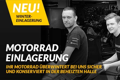 Alex Bikeshop - Motorrad-Wintereinlagerung