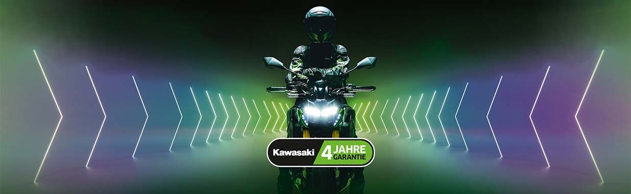 Alex Bikeshop - Aktion 4 Jahre Kawasaki Werksgarantie 2023